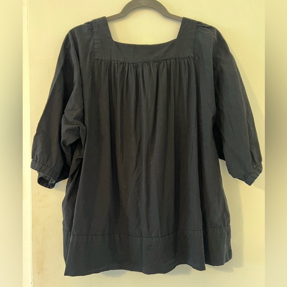 Maggie and Max Black Embroidered Women's Top Size 2X (i116) - Picture 7 of 7